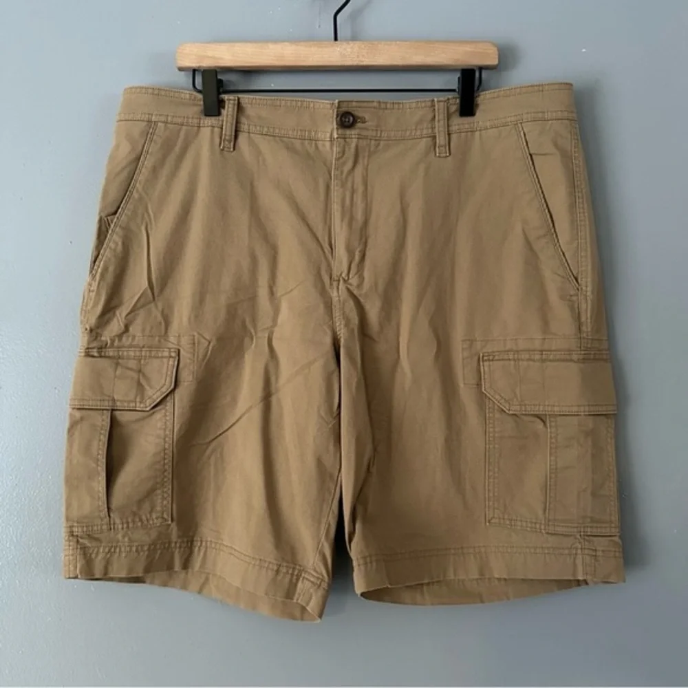Chaps Men's Cargo Khaki Shorts Stretch | Tan‎